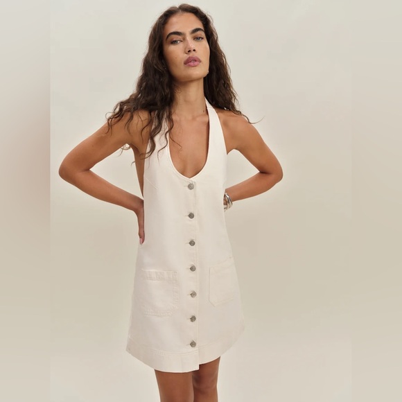 Reformation Dresses & Skirts - NWT - Reformation Brittany Halter Mini Dress - size S